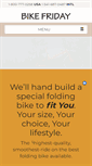 Mobile Screenshot of bikefriday.com